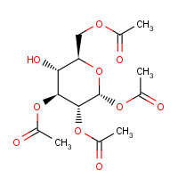 55286-97-0 [(2R,3R,4S,5R,6R)-4,5,6-triacetyloxy-3-hydroxyoxan-2-yl]methyl acetate chemical structure