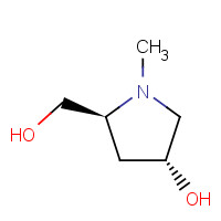 107797-60-4 (3R,5S)-5-(hydroxymethyl)-1-methylpyrrolidin-3-ol chemical structure