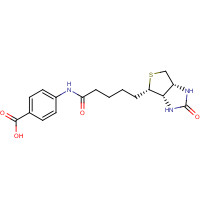 6929-40-4 4-[5-[(3aS,4S,6aR)-2-oxo-1,3,3a,4,6,6a-hexahydrothieno[3,4-d]imidazol-4-yl]pentanoylamino]benzoic acid chemical structure