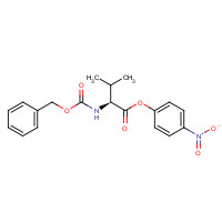 10512-93-3 (4-nitrophenyl) (2S)-3-methyl-2-(phenylmethoxycarbonylamino)butanoate chemical structure