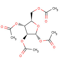 43225-70-3 [(2R,3R,4S,5R)-3,4,5-triacetyloxyoxolan-2-yl]methyl acetate chemical structure