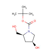 191280-88-3 tert-butyl (2S,4S)-4-hydroxy-2-(hydroxymethyl)pyrrolidine-1-carboxylate chemical structure