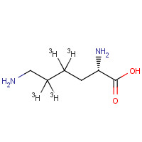 108158-27-6 (2S)-2,6-diamino-4,4,5,5-tetratritiohexanoic acid chemical structure