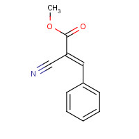 3695-84-9 methyl (E)-2-cyano-3-phenylprop-2-enoate chemical structure