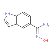 163797-89-5 N'-hydroxy-1H-indole-5-carboximidamide chemical structure