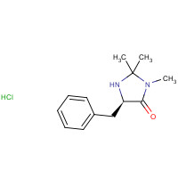 323196-43-6 (5R)-5-benzyl-2,2,3-trimethylimidazolidin-4-one;hydrochloride chemical structure