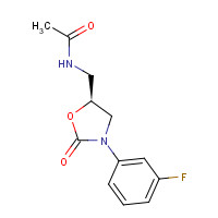 139071-79-7 N-[[(5S)-3-(3-fluorophenyl)-2-oxo-1,3-oxazolidin-5-yl]methyl]acetamide chemical structure