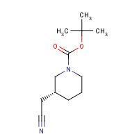 1039361-80-2 tert-butyl (3R)-3-(cyanomethyl)piperidine-1-carboxylate chemical structure