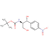 366487-74-3 tert-butyl N-[(1R,2R)-1,3-dihydroxy-1-(4-nitrophenyl)propan-2-yl]carbamate chemical structure