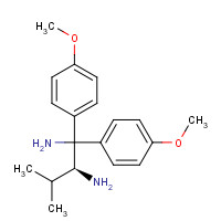 148369-91-9 (2S)-1,1-bis(4-methoxyphenyl)-3-methylbutane-1,2-diamine chemical structure