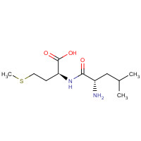 36077-39-1 (2S)-2-[[(2S)-2-amino-4-methylpentanoyl]amino]-4-methylsulfanylbutanoic acid chemical structure