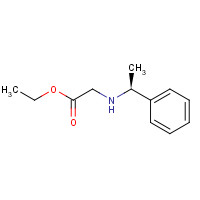 22263-68-9 ethyl 2-[[(1S)-1-phenylethyl]amino]acetate chemical structure