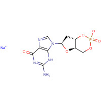 93919-42-7 sodium;9-[(4aR,6R,7aS)-2-oxido-2-oxo-4a,6,7,7a-tetrahydro-4H-furo[3,2-d][1,3,2]dioxaphosphinin-6-yl]-2-amino-3H-purin-6-one chemical structure
