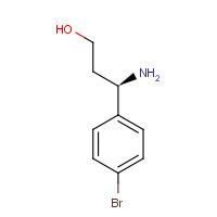 1213037-93-4 (3R)-3-amino-3-(4-bromophenyl)propan-1-ol chemical structure