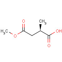 81025-83-4 (2R)-4-methoxy-2-methyl-4-oxobutanoic acid chemical structure