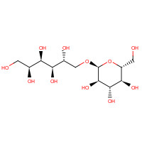 534-73-6 (2S,3R,4R,5R)-6-[(2S,3R,4S,5S,6R)-3,4,5-trihydroxy-6-(hydroxymethyl)oxan-2-yl]oxyhexane-1,2,3,4,5-pentol chemical structure