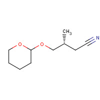 110171-23-8 (3R)-3-methyl-4-(oxan-2-yloxy)butanenitrile chemical structure