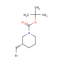 158406-99-6 tert-butyl (3S)-3-(bromomethyl)piperidine-1-carboxylate chemical structure