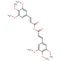 71989-97-4 [(E)-3-(3,4,5-trimethoxyphenyl)prop-2-enoyl] (E)-3-(3,4,5-trimethoxyphenyl)prop-2-enoate chemical structure