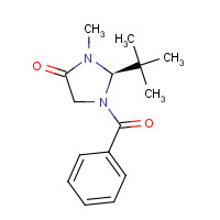 101055-57-6 (2R)-1-benzoyl-2-tert-butyl-3-methylimidazolidin-4-one chemical structure