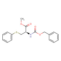 153277-33-9 methyl (2R)-2-(phenylmethoxycarbonylamino)-3-phenylsulfanylpropanoate chemical structure