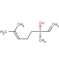 126-91-0 (3R)-3,7-dimethylocta-1,6-dien-3-ol chemical structure