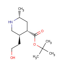 1273577-53-9 tert-butyl (2R,4S,5R)-5-(2-hydroxyethyl)-2-methylpiperidine-4-carboxylate chemical structure