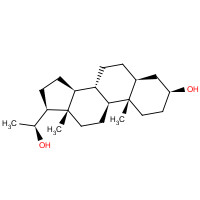 566-56-3 (3S,5S,8R,9S,10S,13S,14S,17S)-17-[(1S)-1-hydroxyethyl]-10,13-dimethyl-2,3,4,5,6,7,8,9,11,12,14,15,16,17-tetradecahydro-1H-cyclopenta[a]phenanthren-3-ol chemical structure