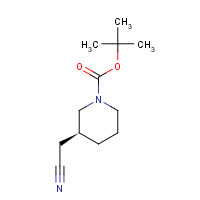1217710-12-7 tert-butyl (3S)-3-(cyanomethyl)piperidine-1-carboxylate chemical structure