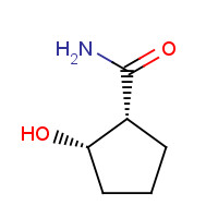 40481-98-9 (1R,2S)-2-hydroxycyclopentane-1-carboxamide chemical structure