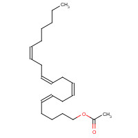 56663-39-9 [(5Z,8Z,11Z,14Z)-icosa-5,8,11,14-tetraenyl] acetate chemical structure