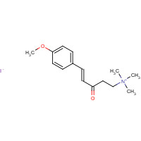 274691-22-4 [(E)-5-(4-methoxyphenyl)-3-oxopent-4-enyl]-trimethylazanium;iodide chemical structure