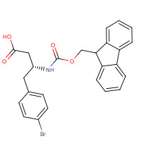 331763-76-9 (3R)-4-(4-bromophenyl)-3-(9H-fluoren-9-ylmethoxycarbonylamino)butanoic acid chemical structure