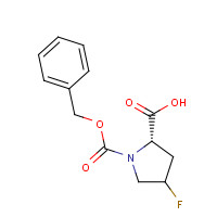54769-90-3 (2S)-4-fluoro-1-phenylmethoxycarbonylpyrrolidine-2-carboxylic acid chemical structure