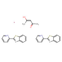 343978-79-0 2-(3H-1-benzothiophen-3-id-2-yl)pyridine;(E)-4-hydroxypent-3-en-2-one;iridium chemical structure