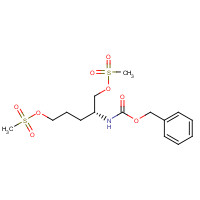 478646-29-6 [(4R)-5-methylsulfonyloxy-4-(phenylmethoxycarbonylamino)pentyl] methanesulfonate chemical structure