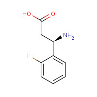 151911-22-7 (3R)-3-amino-3-(2-fluorophenyl)propanoic acid chemical structure