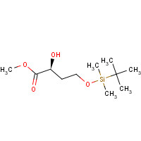 307532-01-0 methyl (2S)-4-[tert-butyl(dimethyl)silyl]oxy-2-hydroxybutanoate chemical structure