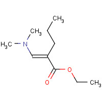 727382-63-0 ethyl (2E)-2-(dimethylaminomethylidene)pentanoate chemical structure