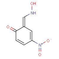 1595-15-9 (6E)-6-[(hydroxyamino)methylidene]-4-nitrocyclohexa-2,4-dien-1-one chemical structure