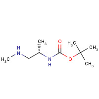 873221-70-6 tert-butyl N-[(2S)-1-(methylamino)propan-2-yl]carbamate chemical structure