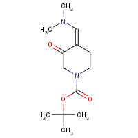 871726-72-6 tert-butyl (4Z)-4-(dimethylaminomethylidene)-3-oxopiperidine-1-carboxylate chemical structure