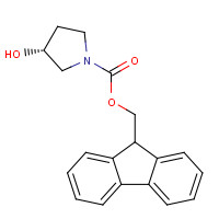215178-39-5 9H-fluoren-9-ylmethyl (3R)-3-hydroxypyrrolidine-1-carboxylate chemical structure