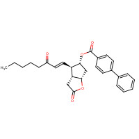 31753-00-1 [(3aR,4R,5R,6aS)-2-oxo-4-[(E)-3-oxooct-1-enyl]-3,3a,4,5,6,6a-hexahydrocyclopenta[b]furan-5-yl] 4-phenylbenzoate chemical structure
