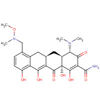 1035654-66-0 (4S,4aS,5aR,12aR)-4-(dimethylamino)-1,10,11,12a-tetrahydroxy-7-[[methoxy(methyl)amino]methyl]-3,12-dioxo-4a,5,5a,6-tetrahydro-4H-tetracene-2-carboxamide chemical structure