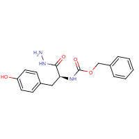 16679-95-1 benzyl N-[(2S)-1-hydrazinyl-3-(4-hydroxyphenyl)-1-oxopropan-2-yl]carbamate chemical structure