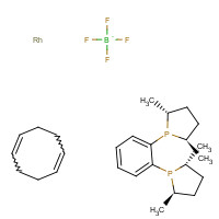 210057-23-1 cycloocta-1,5-diene;(2R,5R)-1-[2-[(2R,5R)-2,5-dimethylphospholan-1-yl]phenyl]-2,5-dimethylphospholane;rhodium;tetrafluoroborate chemical structure
