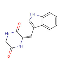 7451-73-2 (3S)-3-(1H-indol-3-ylmethyl)piperazine-2,5-dione chemical structure