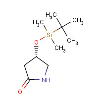 141629-19-8 (4S)-4-[tert-butyl(dimethyl)silyl]oxypyrrolidin-2-one chemical structure