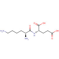 45234-02-4 (2S)-2-[[(2S)-2,6-diaminohexanoyl]amino]pentanedioic acid chemical structure